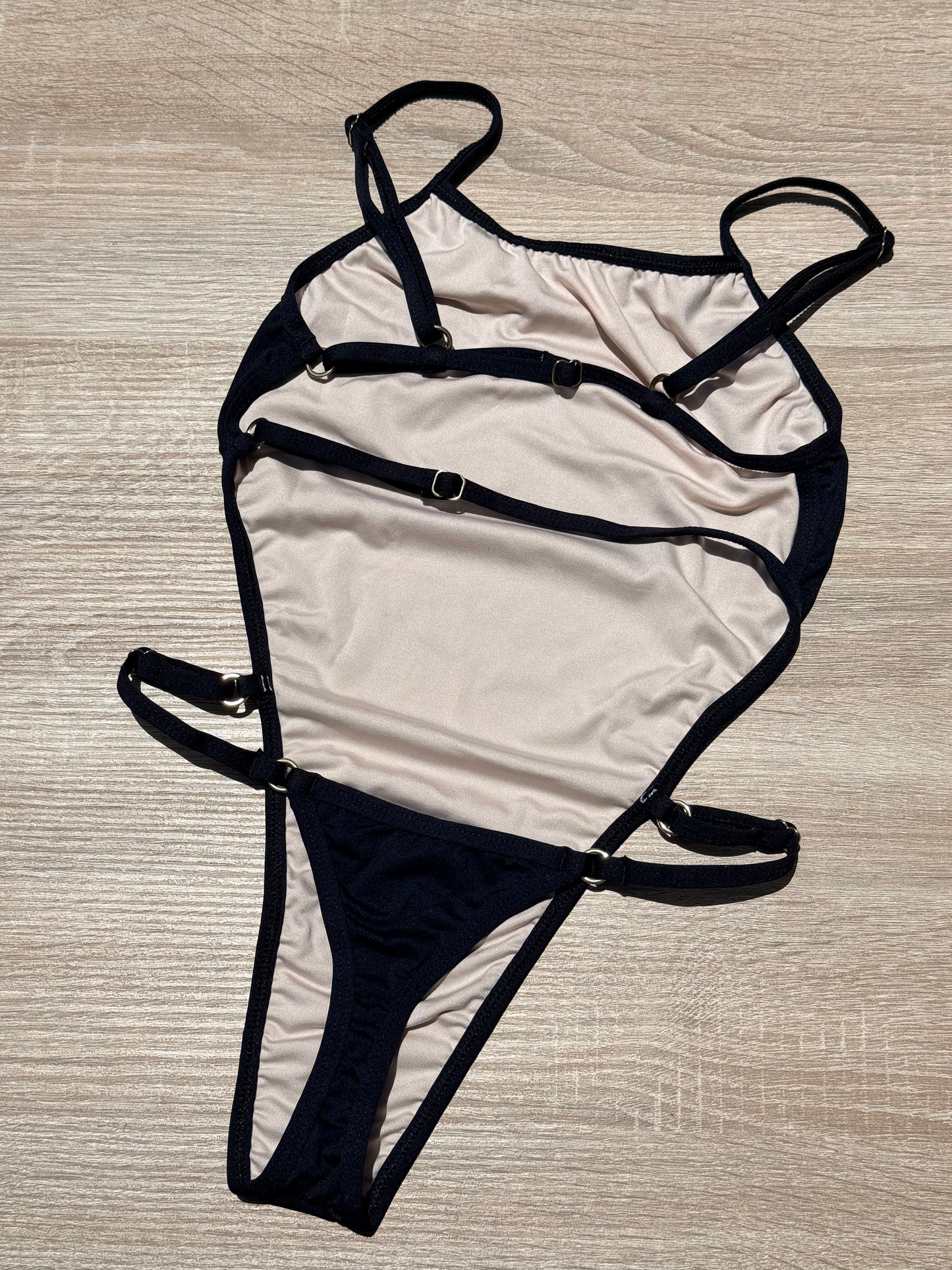 Maillot Mel - échancré / noir