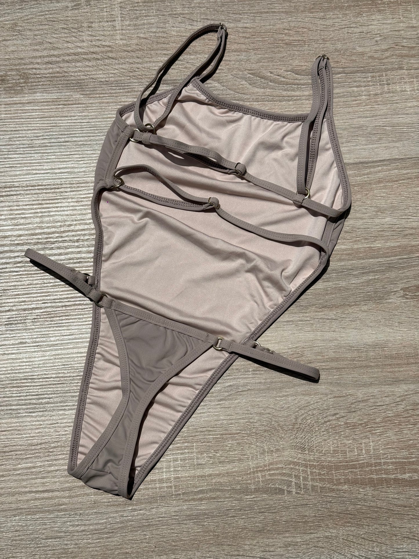 Maillot Mel - échancré / beige
