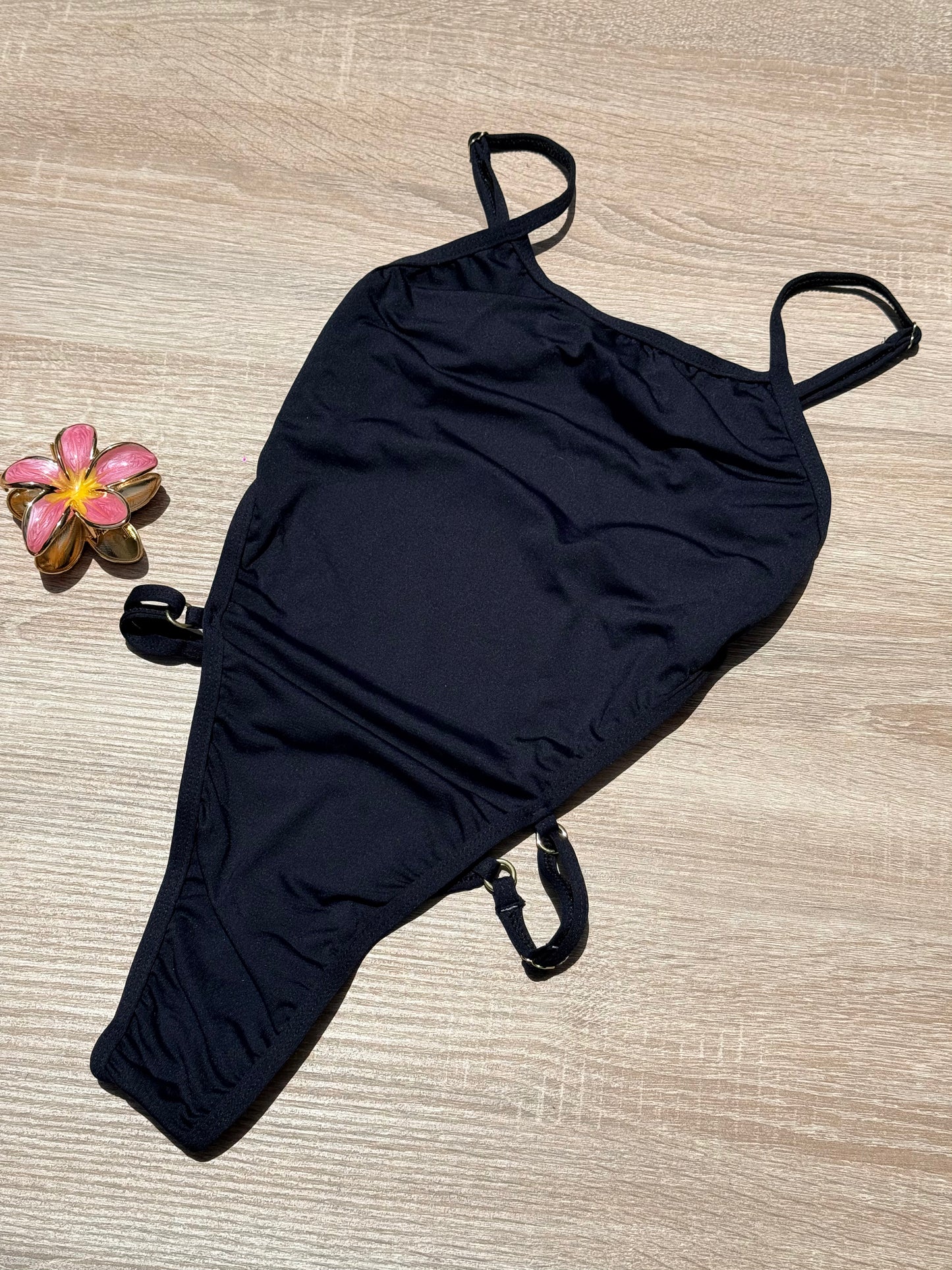 Maillot Mel - échancré / noir