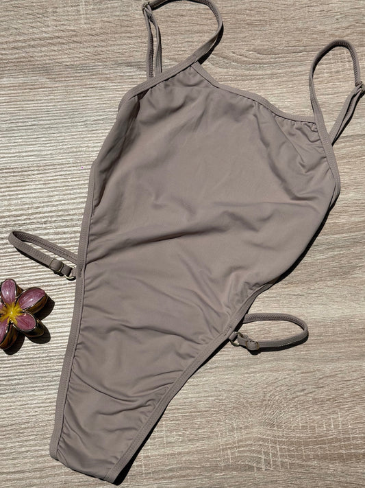 Maillot Mel - échancré / beige