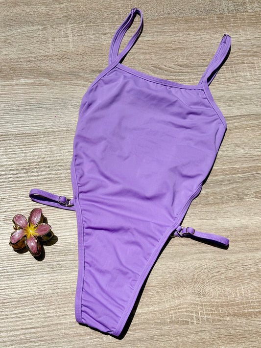Maillot Mel - échancré / lila